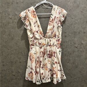 Floral V-Neck Dress